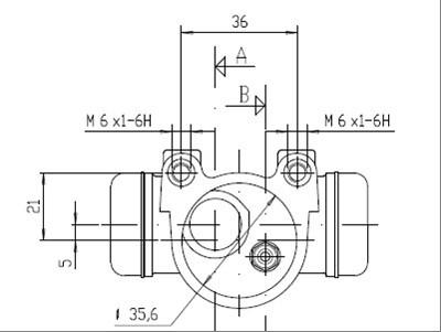 Motaquip VWC425 - Cilindru receptor frana aaoparts.ro
