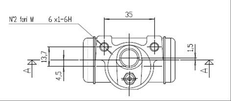 Motaquip VWC593 - Cilindru receptor frana aaoparts.ro