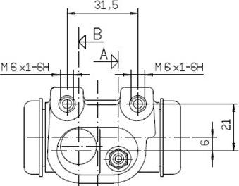 Motaquip VWC831 - Cilindru receptor frana aaoparts.ro