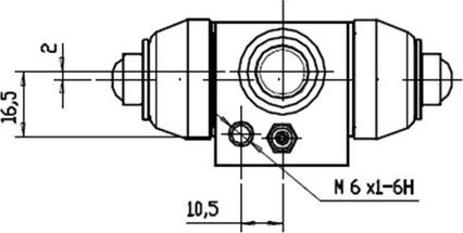 Motaquip VWC821 - Cilindru receptor frana aaoparts.ro