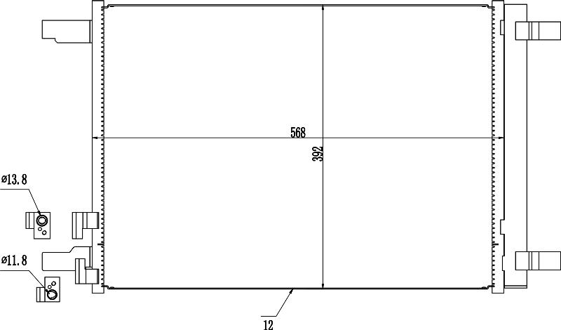 MOTRIO 8550509547 - Condensator, climatizare aaoparts.ro
