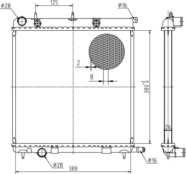 MOTRIO 8550509690 - Radiator, racire motor aaoparts.ro