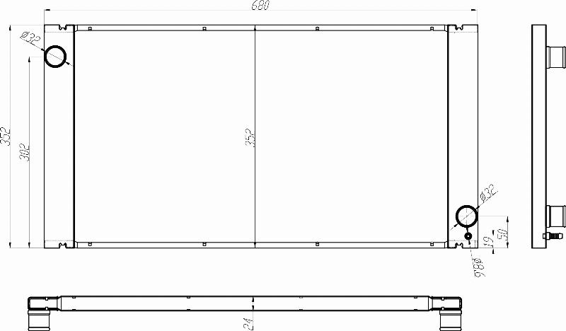 MOTRIO 8550509683 - Radiator, racire motor aaoparts.ro