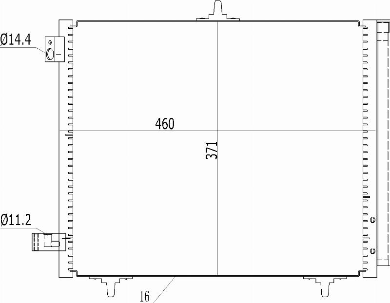 MOTRIO 8550509265 - Condensator, climatizare aaoparts.ro