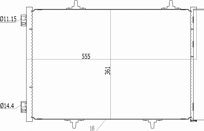 MOTRIO 8550509227 - Condensator, climatizare aaoparts.ro