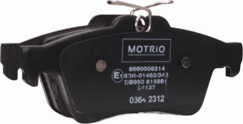 MOTRIO 8660006314 - Set placute frana,frana disc aaoparts.ro