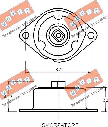 MOVIS AST1930 - Intinzator curea, curea distributie aaoparts.ro