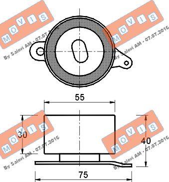 MOVIS AST1386 - Rola intinzator,curea distributie aaoparts.ro