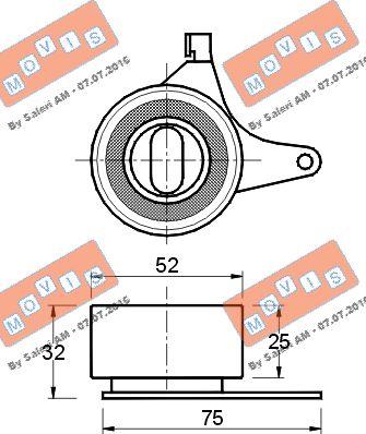 MOVIS AST1320 - Rola intinzator,curea distributie aaoparts.ro