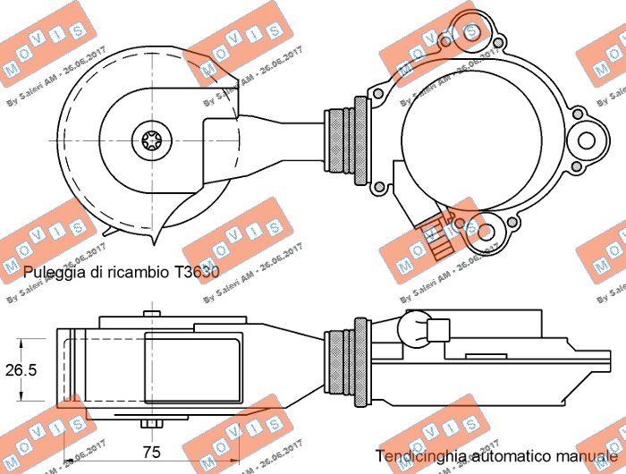 MOVIS AST3034 - Intinzator curea, curea distributie aaoparts.ro