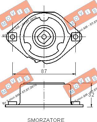 MOVIS AST3162 - Intinzator curea, curea distributie aaoparts.ro