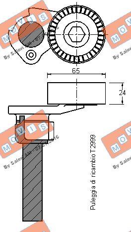 MOVIS AST2998 - Intinzator curea, curea distributie aaoparts.ro