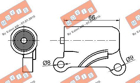 MOVIS AST2985 - Amortizor vibratii, curea distributie aaoparts.ro