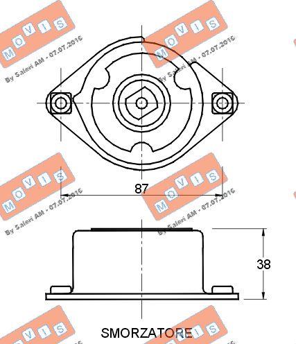 MOVIS AST2402 - Intinzator curea, curea distributie aaoparts.ro