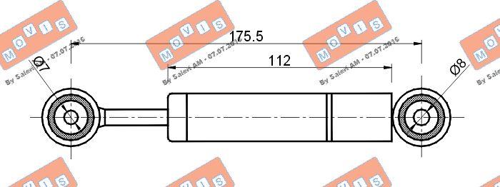 MOVIS AST2417 - Amortizor vibratii, curea transmisie cu caneluri aaoparts.ro