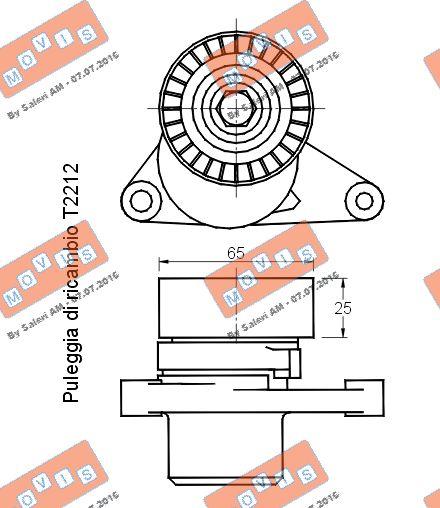 MOVIS AST2668 - Intinzator curea, curea distributie aaoparts.ro