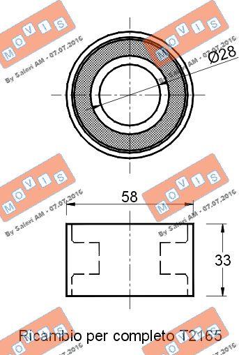 MOVIS AST2161 - Rola intinzator,curea distributie aaoparts.ro