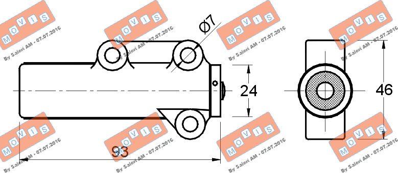 MOVIS AST2126 - Amortizor vibratii, curea distributie aaoparts.ro