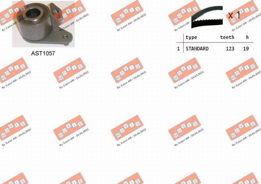 MOVIS ASTK0959 - Set curea de distributie aaoparts.ro