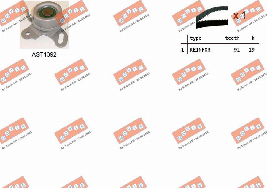 MOVIS ASTK0965 - Set curea de distributie aaoparts.ro