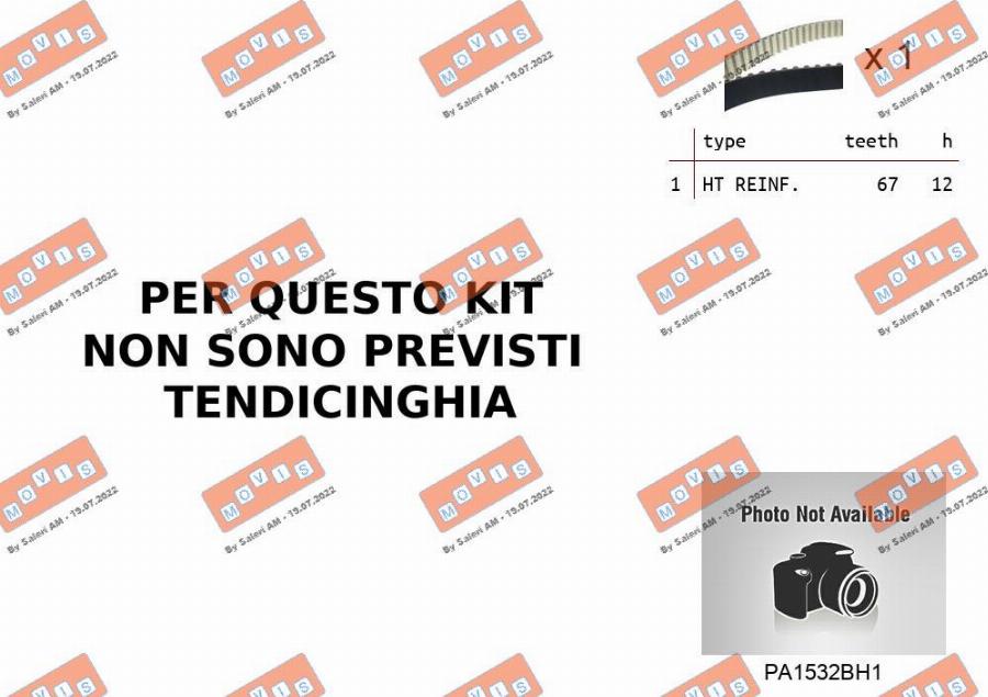MOVIS ASTK0B04PA3 - Set pompa apa + curea dintata aaoparts.ro