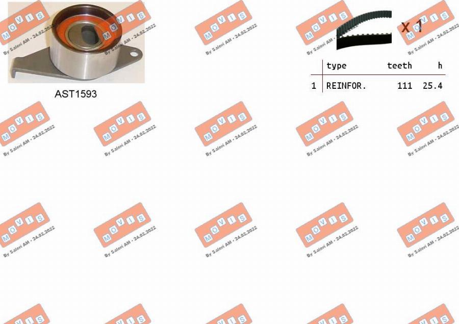 MOVIS ASTK1189 - Set curea de distributie aaoparts.ro