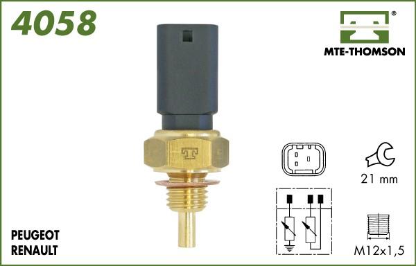 MTE-Thomson 4058 - Senzor,temperatura lichid de racire aaoparts.ro