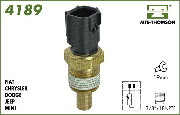 MTE-Thomson 4189 - Senzor,temperatura lichid de racire aaoparts.ro
