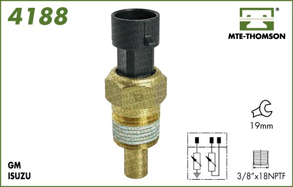 MTE-Thomson 4188 - Senzor,temperatura lichid de racire aaoparts.ro
