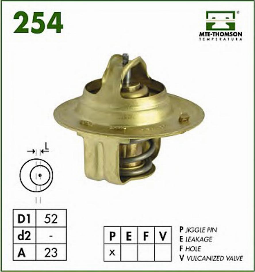 MTE-Thomson 254.82 - Termostat,lichid racire aaoparts.ro