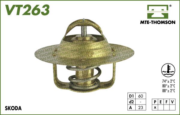 MTE-Thomson 263.80 - Termostat,lichid racire aaoparts.ro
