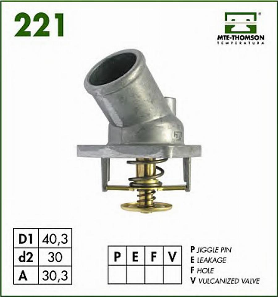 MTE-Thomson 221.92 - Supapa control, agent frigorific aaoparts.ro
