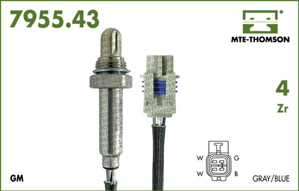 MTE-Thomson 7955.43.040 - Sonda Lambda aaoparts.ro