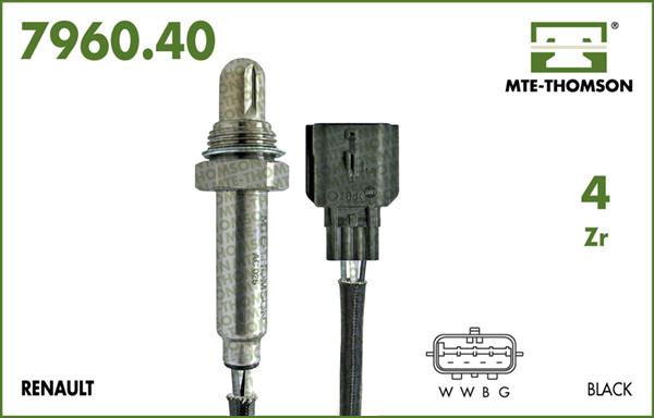 MTE-Thomson 7960.40.046 - Sonda Lambda aaoparts.ro