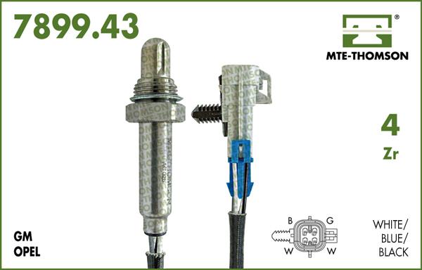 MTE-Thomson 7899.43.040 - Sonda Lambda aaoparts.ro