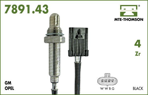 MTE-Thomson 7891.43.030 - Sonda Lambda aaoparts.ro