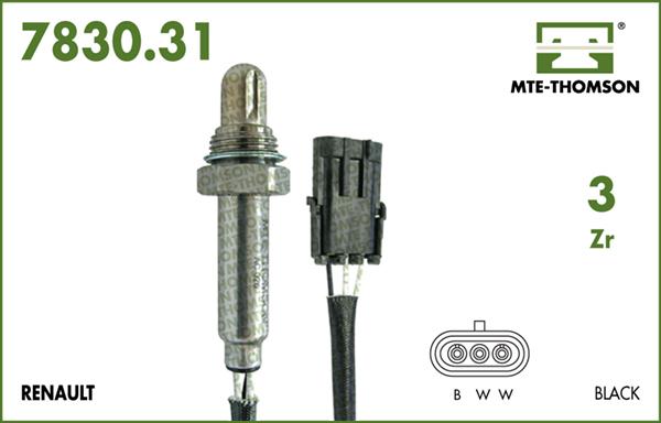 MTE-Thomson 7830.31.040 - Sonda Lambda aaoparts.ro