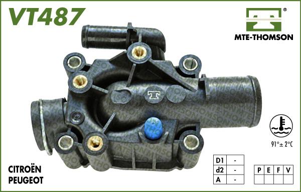 MTE-Thomson VT487.91 - Termostat,lichid racire aaoparts.ro