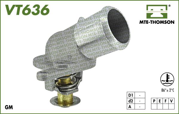 MTE-Thomson VT636.86 - Termostat,lichid racire aaoparts.ro