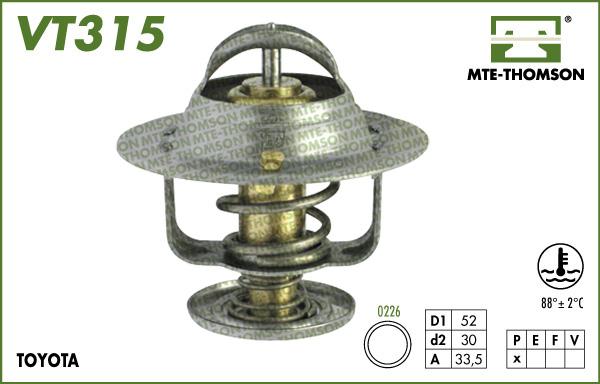 MTE-Thomson VT315.88 - Termostat,lichid racire aaoparts.ro