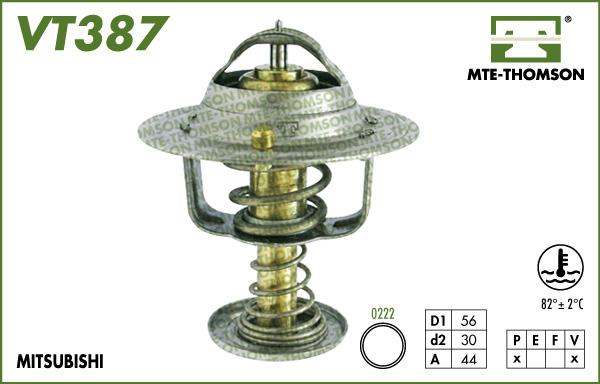 MTE-Thomson VT387.82 - Termostat,lichid racire aaoparts.ro