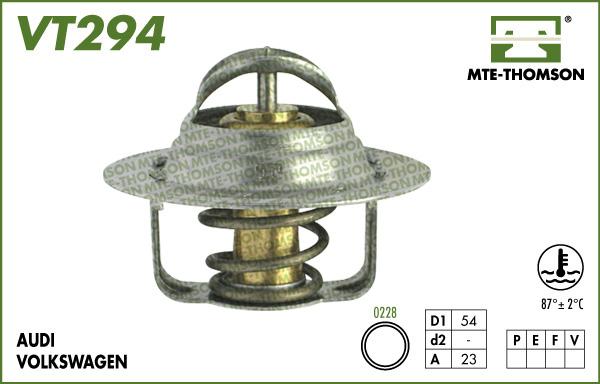 MTE-Thomson VT294.87 - Termostat,lichid racire aaoparts.ro