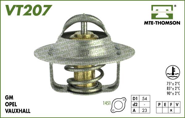MTE-Thomson VT207.71 - Termostat,lichid racire aaoparts.ro