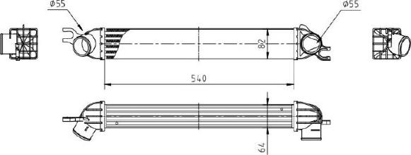 MTR 13054445 - Intercooler, compresor aaoparts.ro