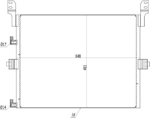 MTR 13054442 - Condensator, climatizare aaoparts.ro