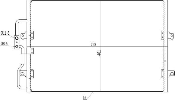 MTR 13054484 - Condensator, climatizare aaoparts.ro