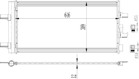 MTR 13054486 - Condensator, climatizare aaoparts.ro