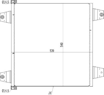 MTR 13054435 - Condensator, climatizare aaoparts.ro