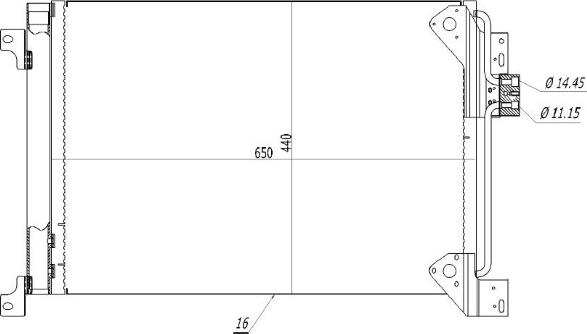 MTR 13054524 - Condensator, climatizare aaoparts.ro