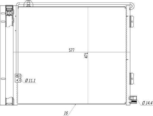 MTR 13054690 - Condensator, climatizare aaoparts.ro